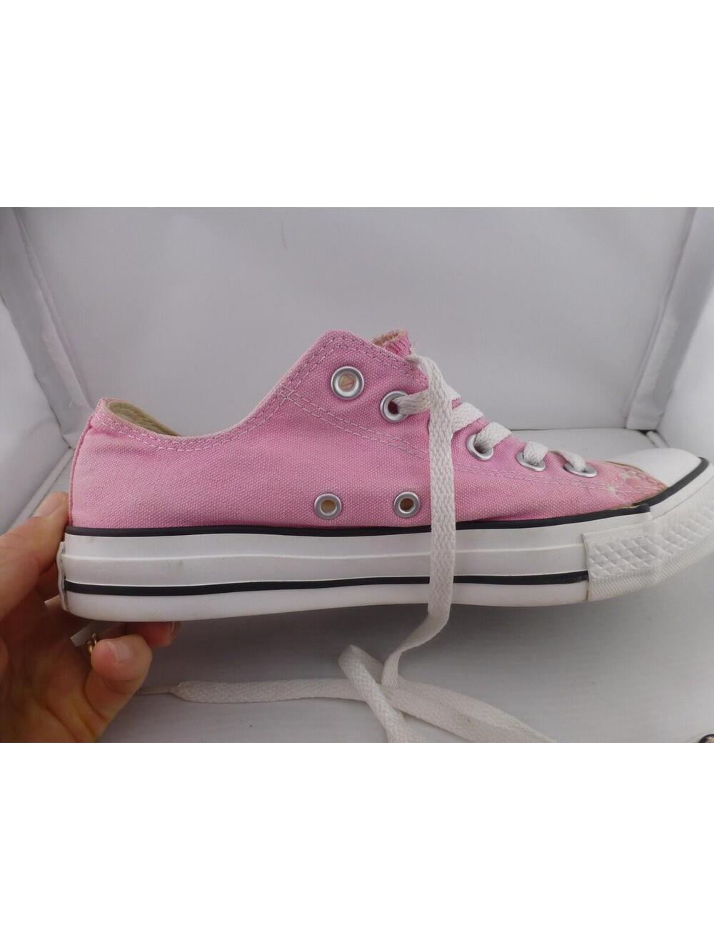 Converse All Star Low Top Sneakers Women's US 8 Pink Canvas M9007 Casual ShoesM3 - Picture 6 of 12